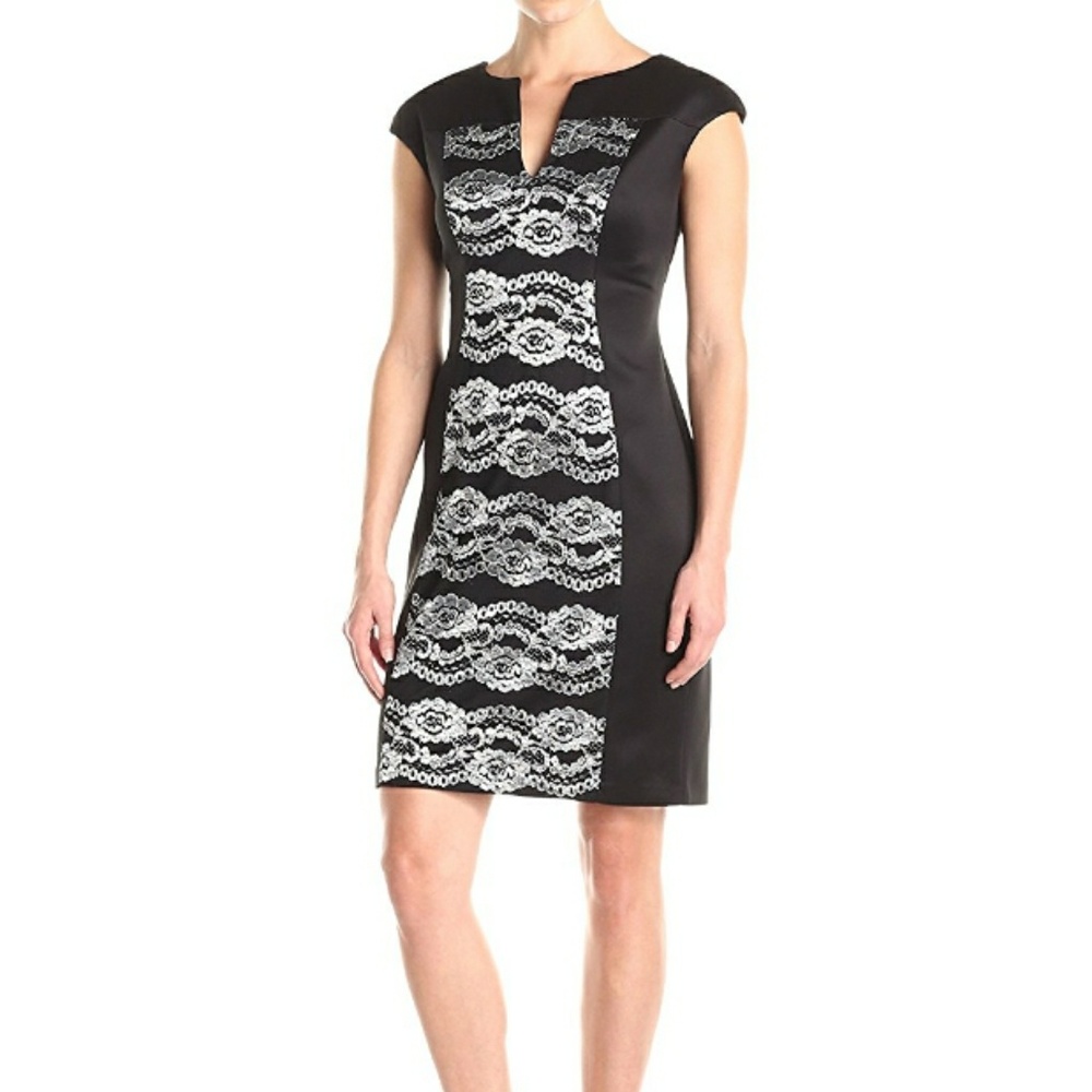 Connected Apparel Sz. 12 Cap sleeved dress